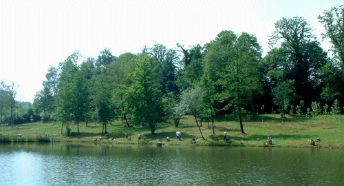 Le puit et le barbecue de Nadine et Georges MACARY&nbsp;&agrave; Conc&egrave;ze  Etang priv&eacute; de 0,90 ha pour la p&ecirc;che situ&eacute; a moins d'un km du g&icirc;te de Leycuras